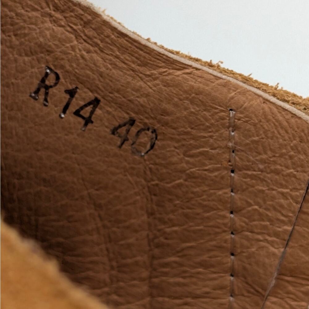Antelope Sonja Clogs Suede Platform Block Heel Women's Brown Size US9.5 EU40 - Picture 7 of 12